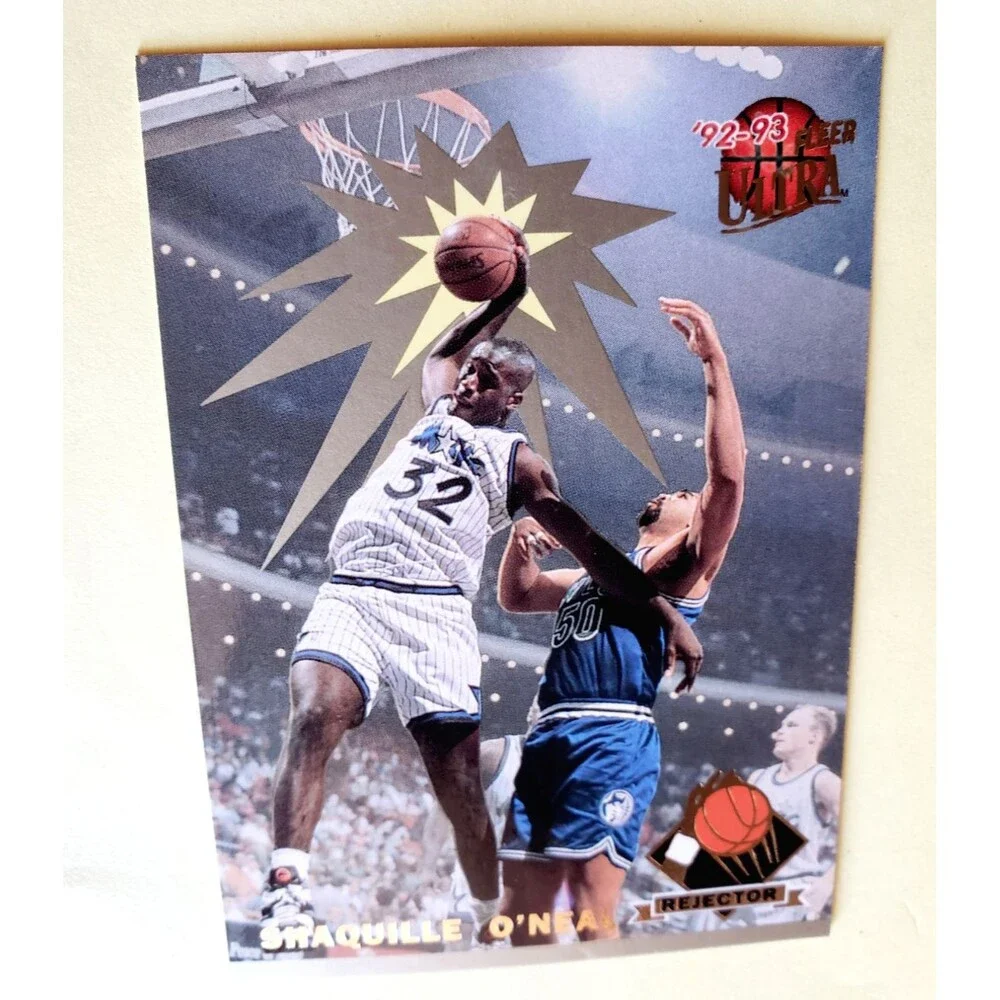 1992-93 Fleer Ultra Shaquille O'Neal Rejector Rookie Card #4 Shaq Orlando Magic